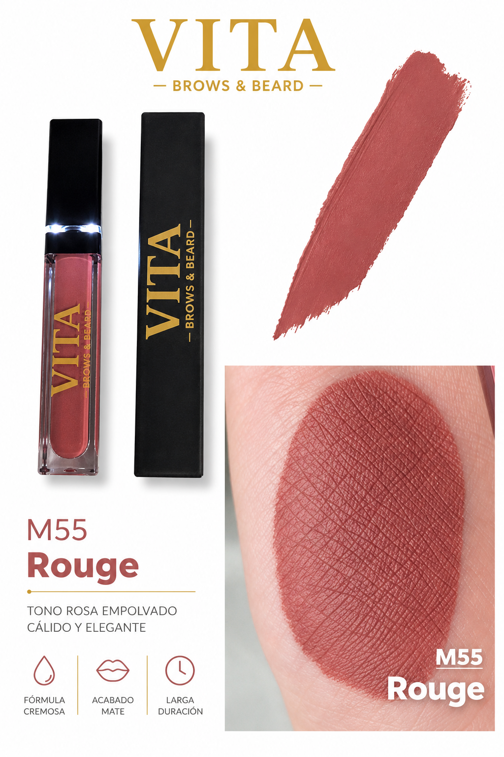 VITA Matte Lip Color.Rouge